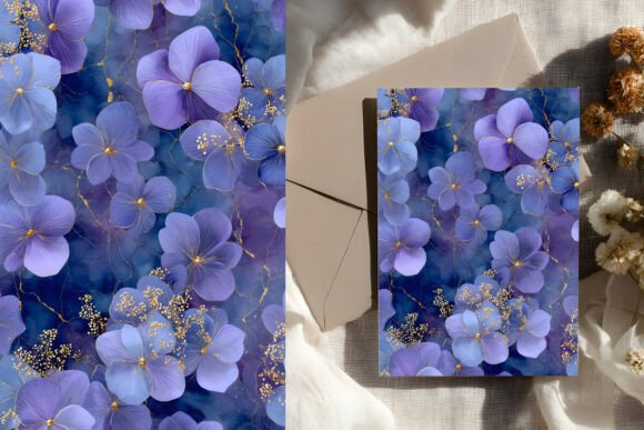 Download Purple Floral Botanical Poster - Premium Resources