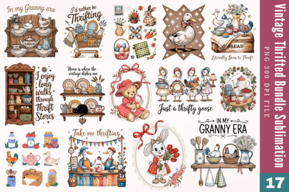 Download Vintage Thrifted Sublimation Designs Bun - Sublimation designs Collection