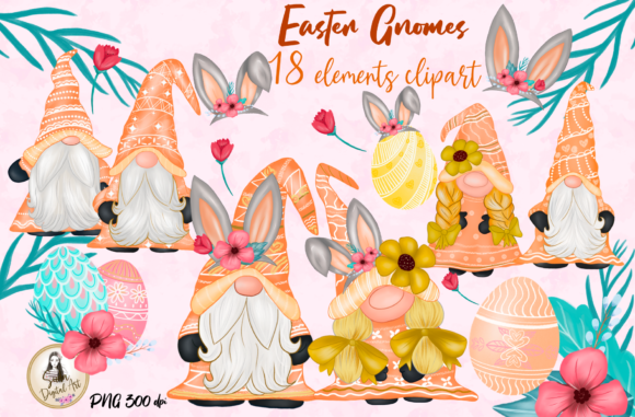 Download Easter Gnomes Cute Clipart - Cute clipart Collection