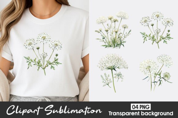 Download White Floral Watercolor Clipart PNG - White Collection
