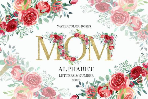 Download Red Roses Alphabet - Roses Collection